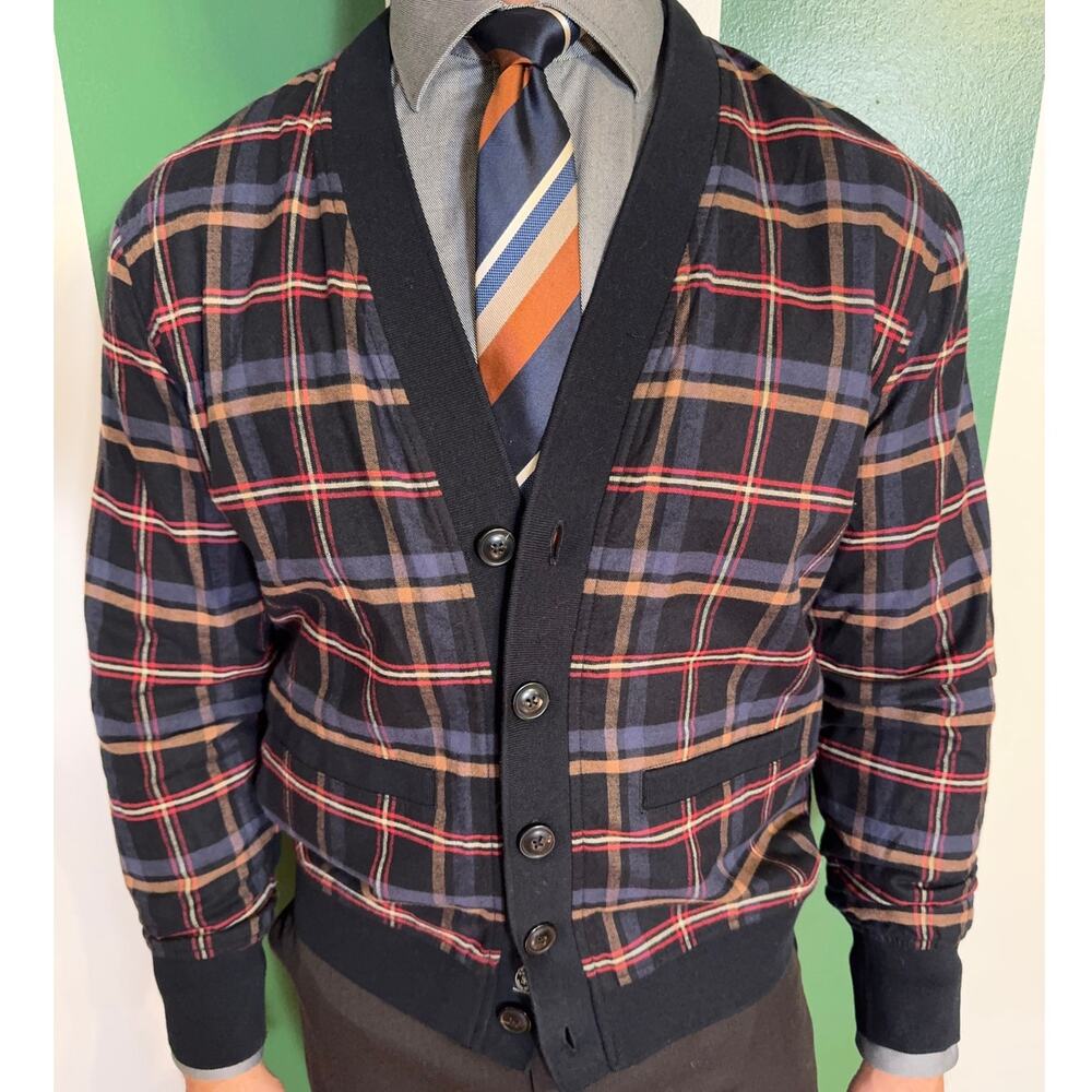 BNWT Todd Snyder Plaid Cardigan